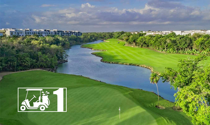 Riviera Maya Golf: Hole 1 - PGA Riviera Maya at TCC