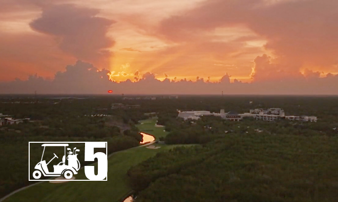 Riviera Maya Golf: Hole 5 - El Camaleon at Mayakoba
