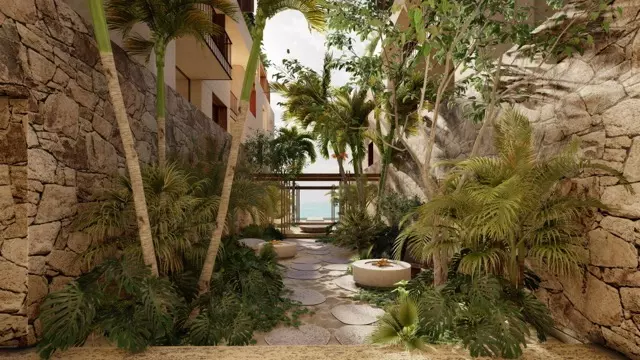 Luxury Retirement Beachfront Condos in Bahia Tulum